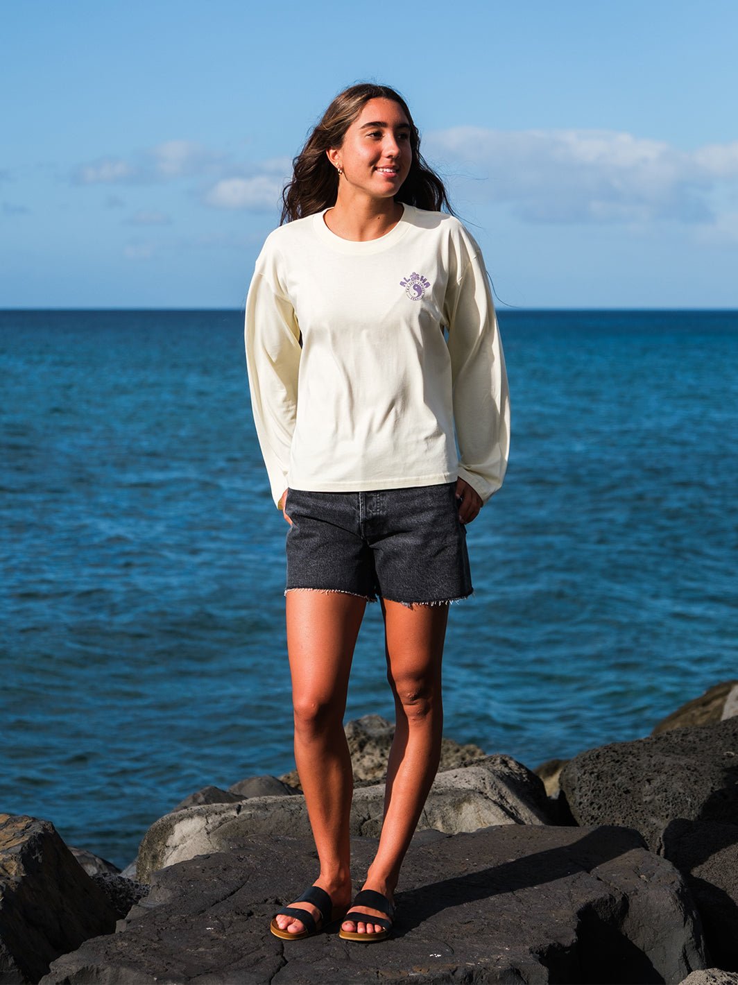 Orchid Branch Martina Long Sleeve - T&C Surf Designs