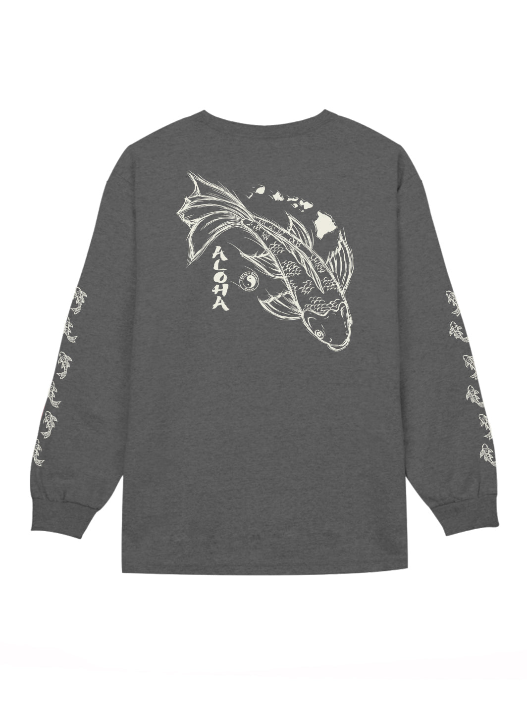T&C Surf Designs Single Sketch Koi Long Sleeve,