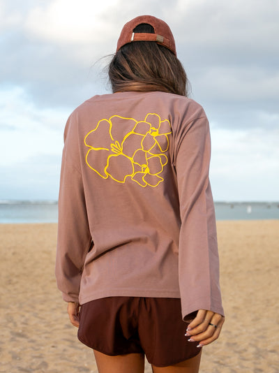 T&C Surf Designs T&C Surf Pua Outline Martina Long Sleeve, 