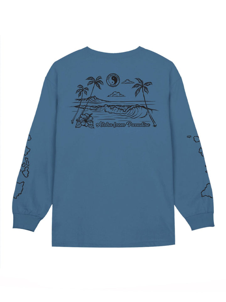 Sketch Diamond Head Wave Long Sleeve