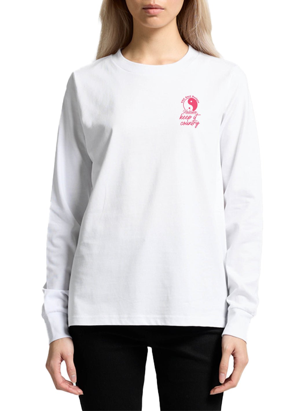 T&C Surf Designs T&C Surf North Shore Classic Neon Maple Long Sleeve,