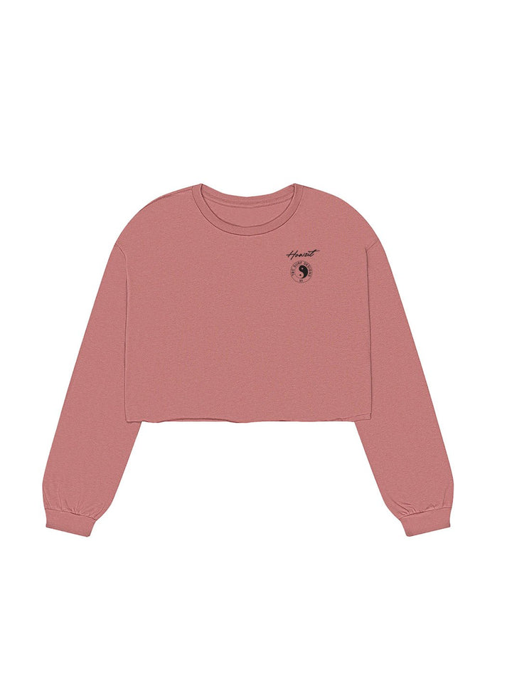 HI Postcard Crop Long Sleeve
