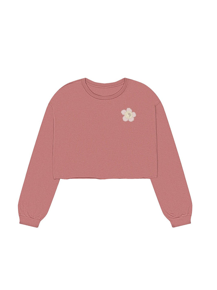 Hibiscus Bunch Crop Long Sleeve