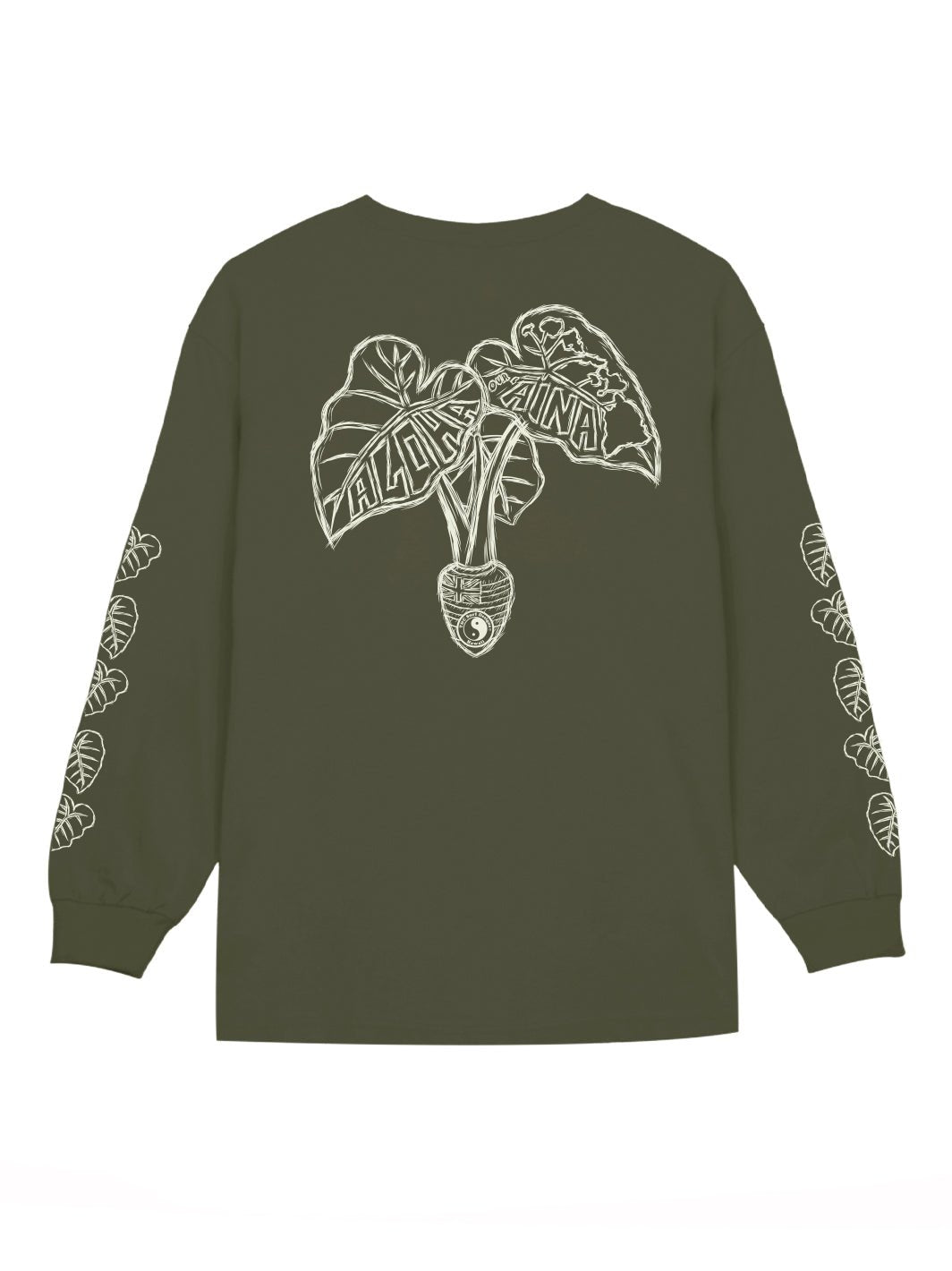 Aloha Aina Kalo Long Sleeve - T&C Surf Designs