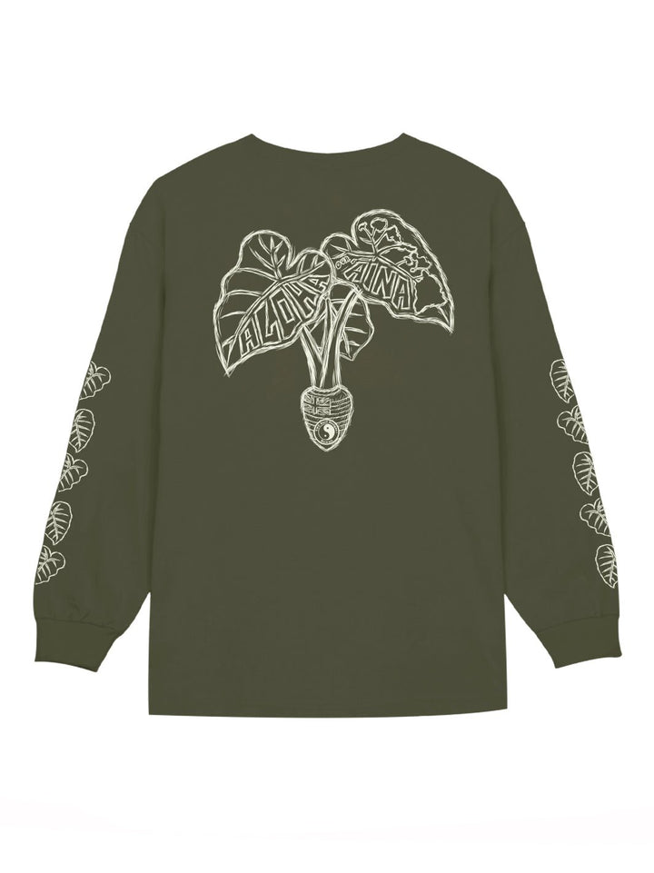 Aloha Aina Kalo Long Sleeve - T&C Surf Designs