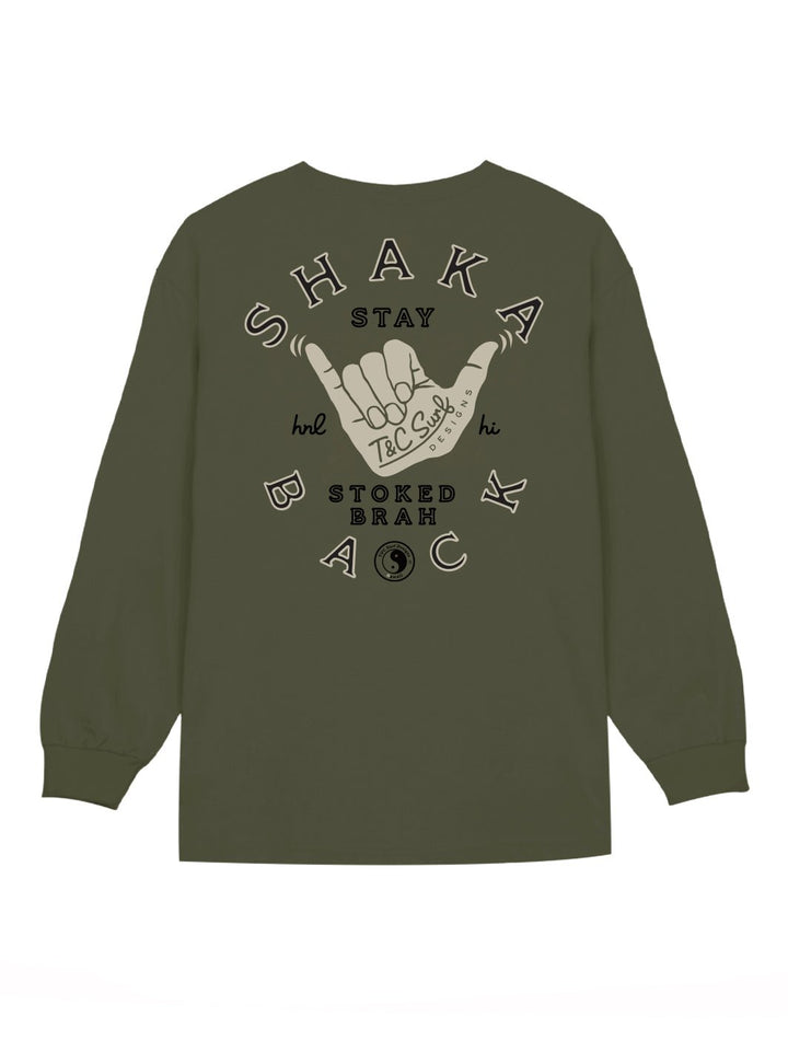 Shaka Back Long Sleeve - T&C Surf Designs