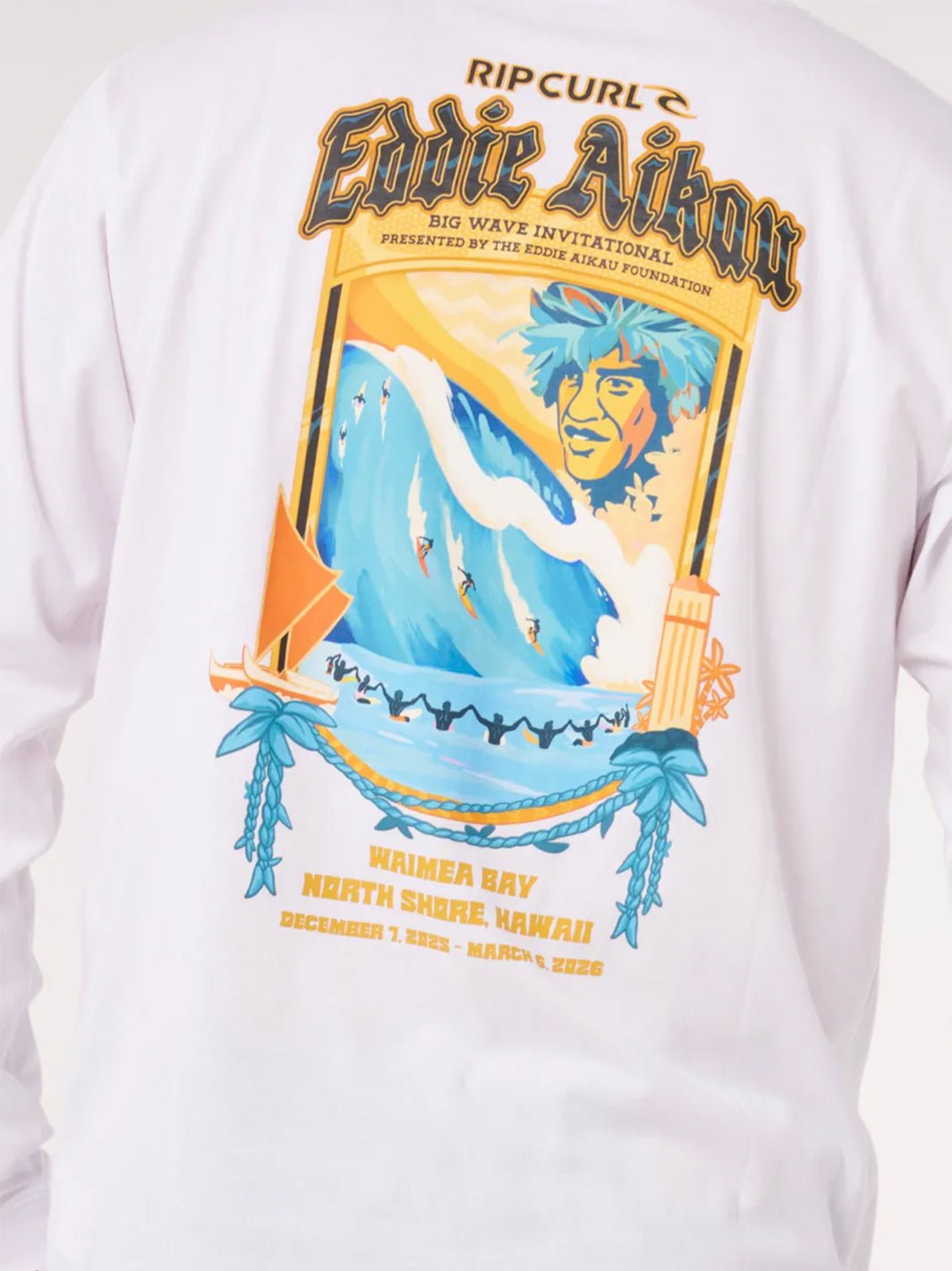 Eddie Would Go Poster Art Long Sleeve - T&C Surf Designs