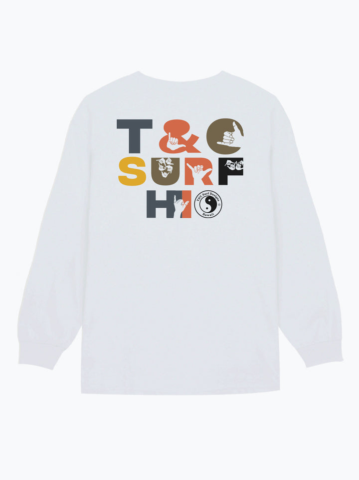 T&C Surf Designs Shakas Up Long Sleeve,