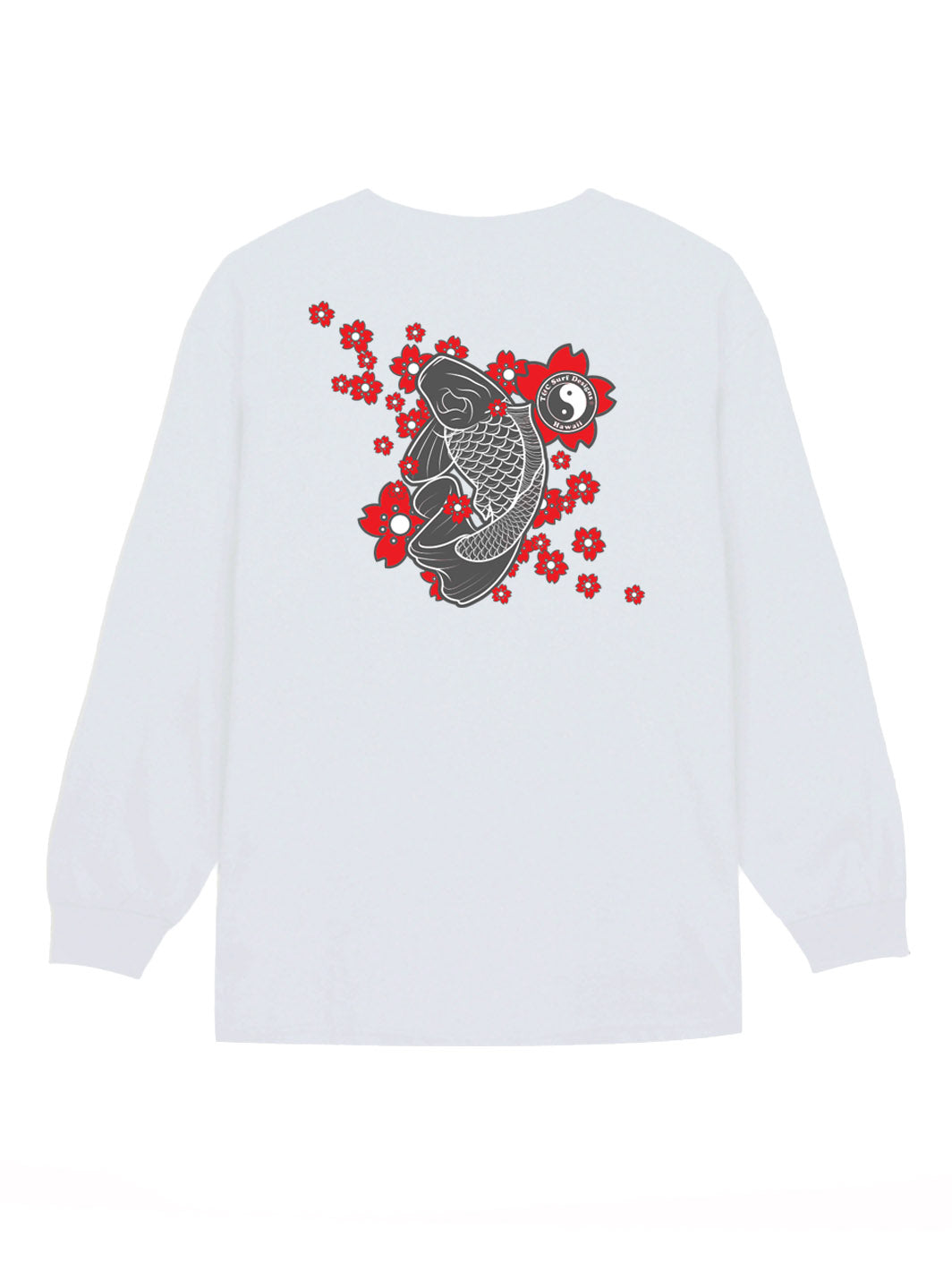 T&C Surf Designs T&C Surf Koi Sakura Long Sleeve, S / White