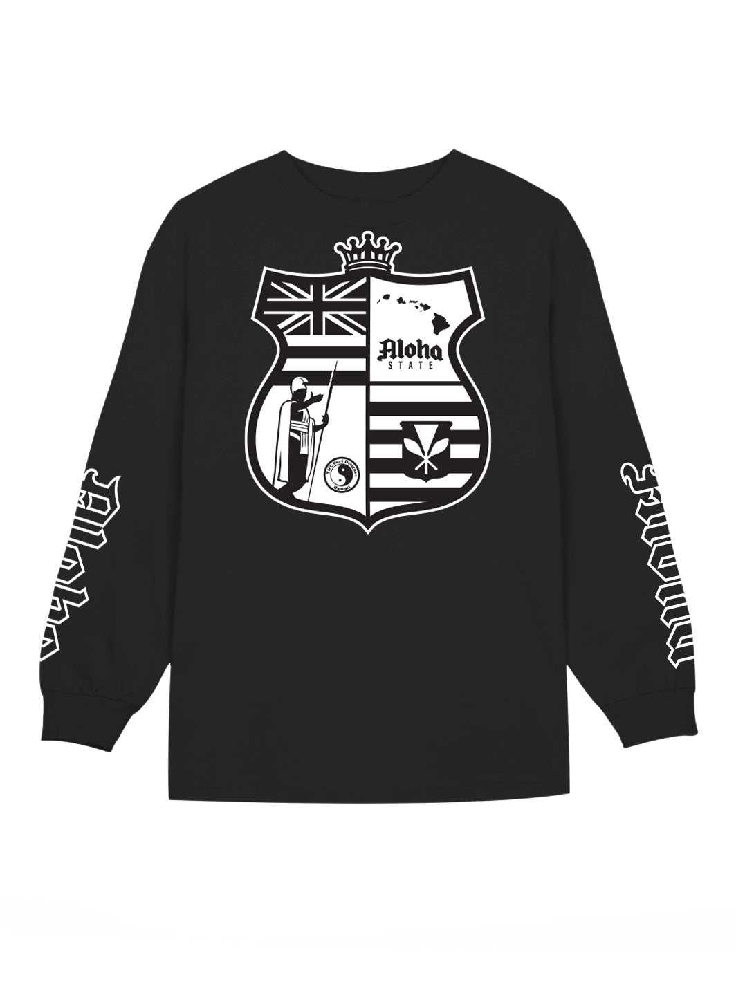 Aloha Flag Shield Long Sleeve - T&C Surf Designs