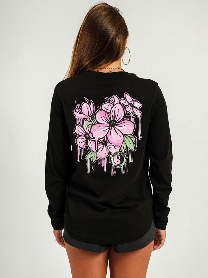 Sakura Drip Maple Curve Long Sleeve - T&C Surf Designs