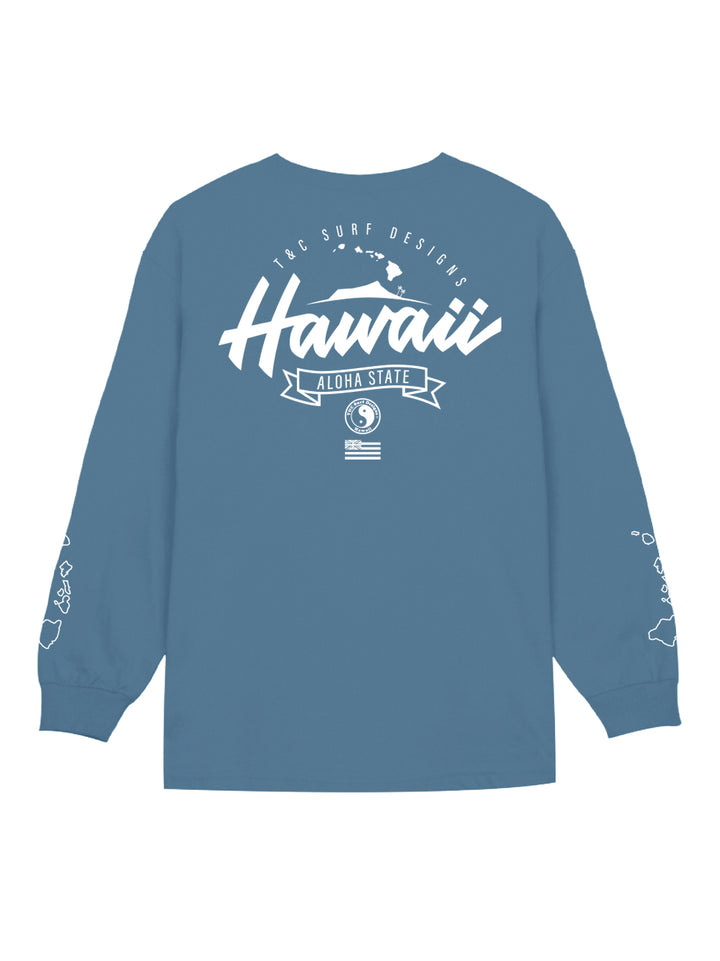Hawaii Diamond Head Script Long Sleeve