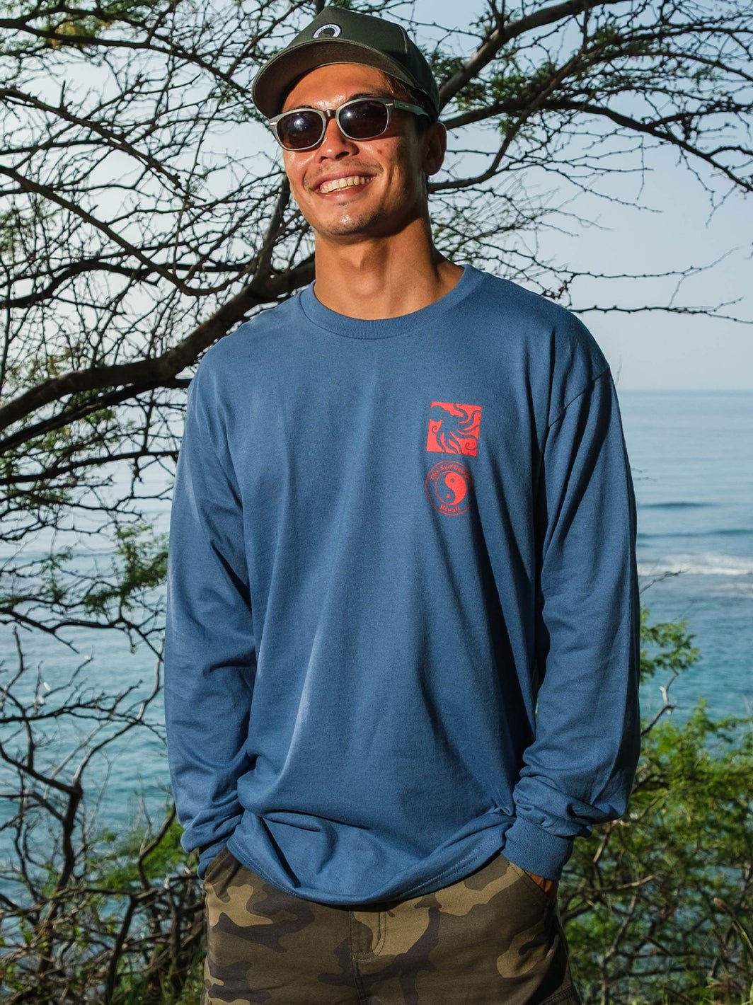 T&C Surf Designs Tako Print Long Sleeve,