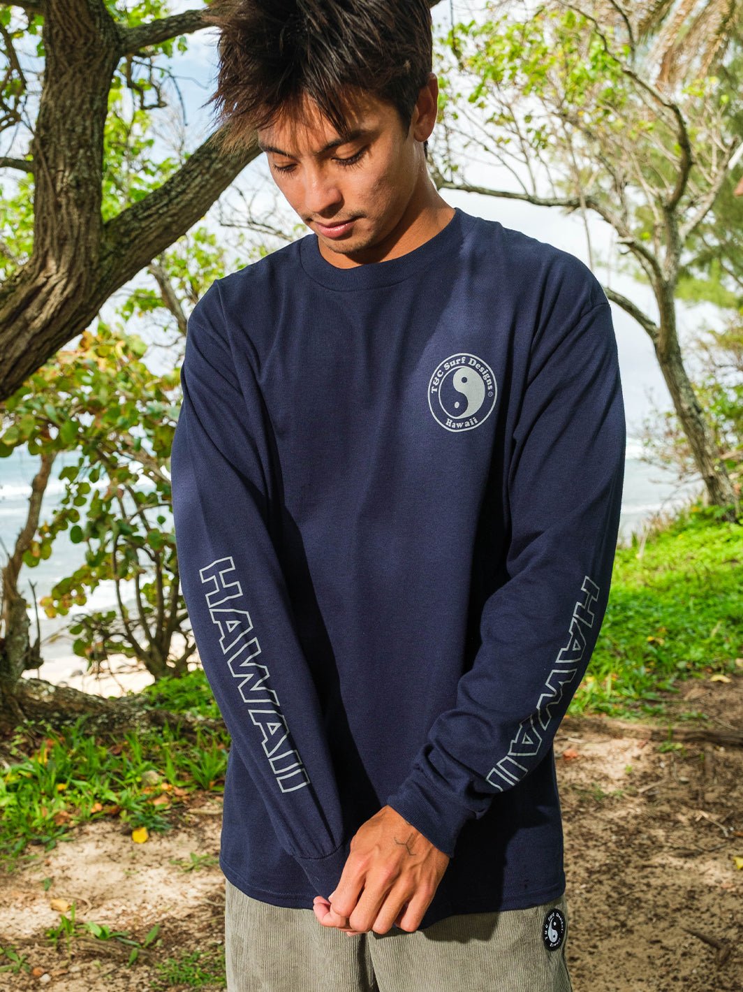 Aloha State Kam Long Sleeve - T&C Surf Designs