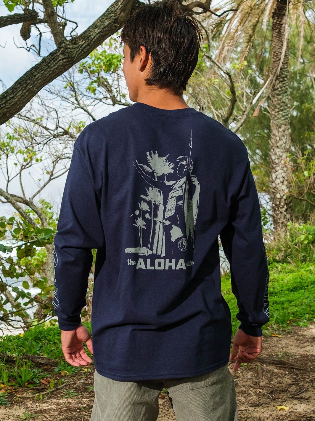Aloha State Kam Long Sleeve - T&C Surf Designs