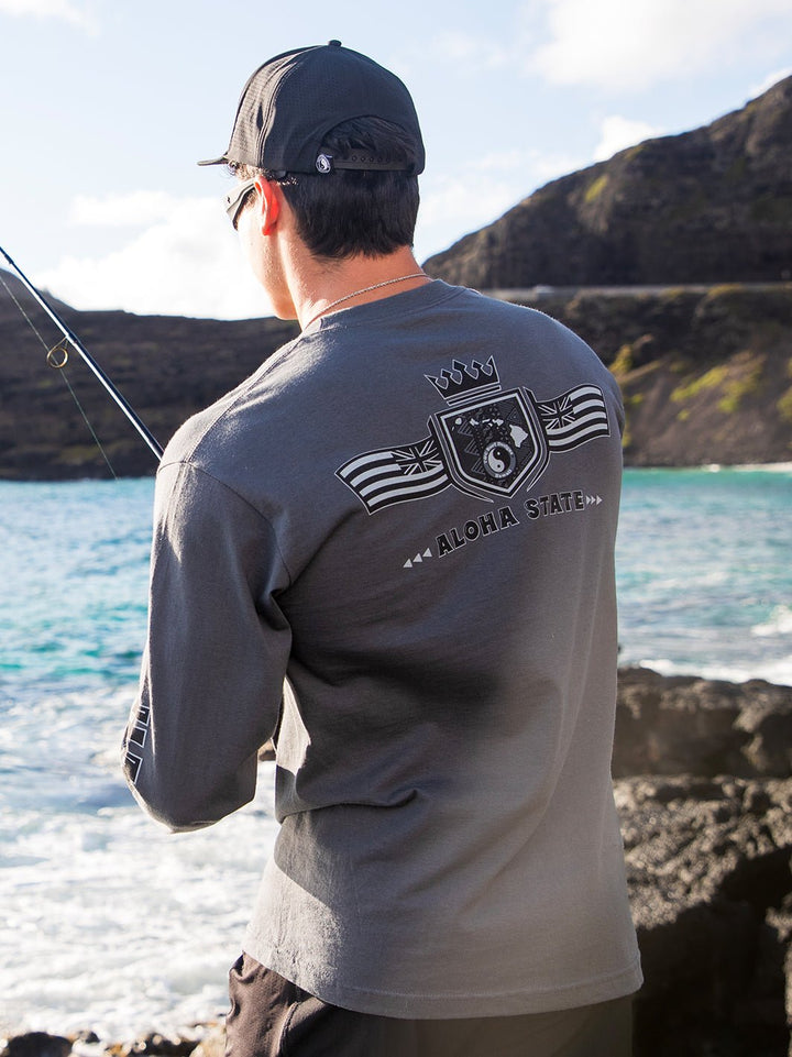 Flag Shield Long Sleeve - T&C Surf Designs