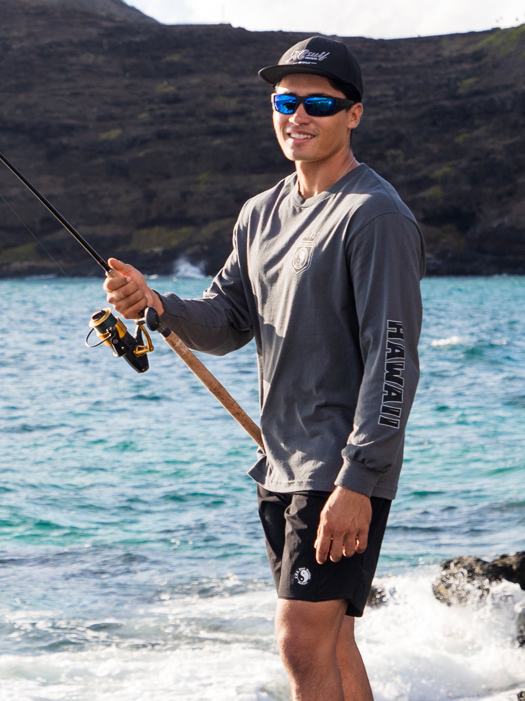 Flag Shield Long Sleeve - T&C Surf Designs