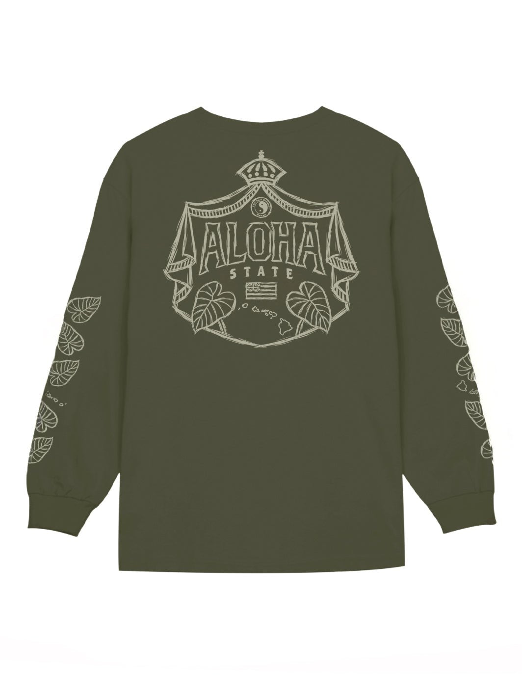 T&C Surf Designs Sketch Aloha Kalo Shield Long Sleeve,