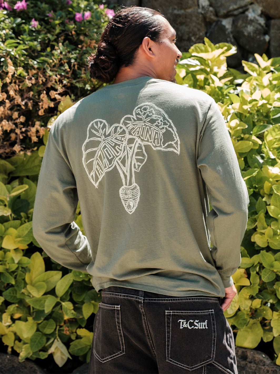 Aloha Aina Kalo Long Sleeve - T&C Surf Designs