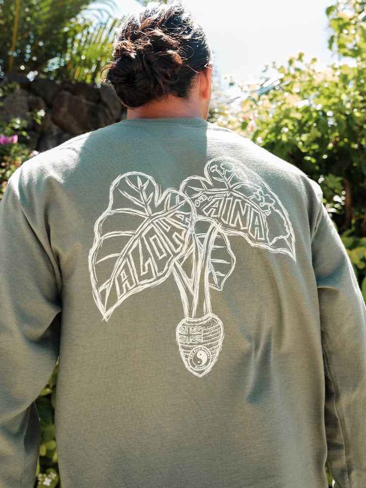 Aloha Aina Kalo Long Sleeve - T&C Surf Designs