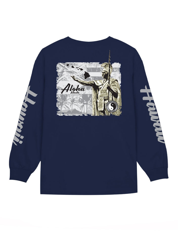 Aloha Kam Flag Long Sleeve - T&C Surf Designs