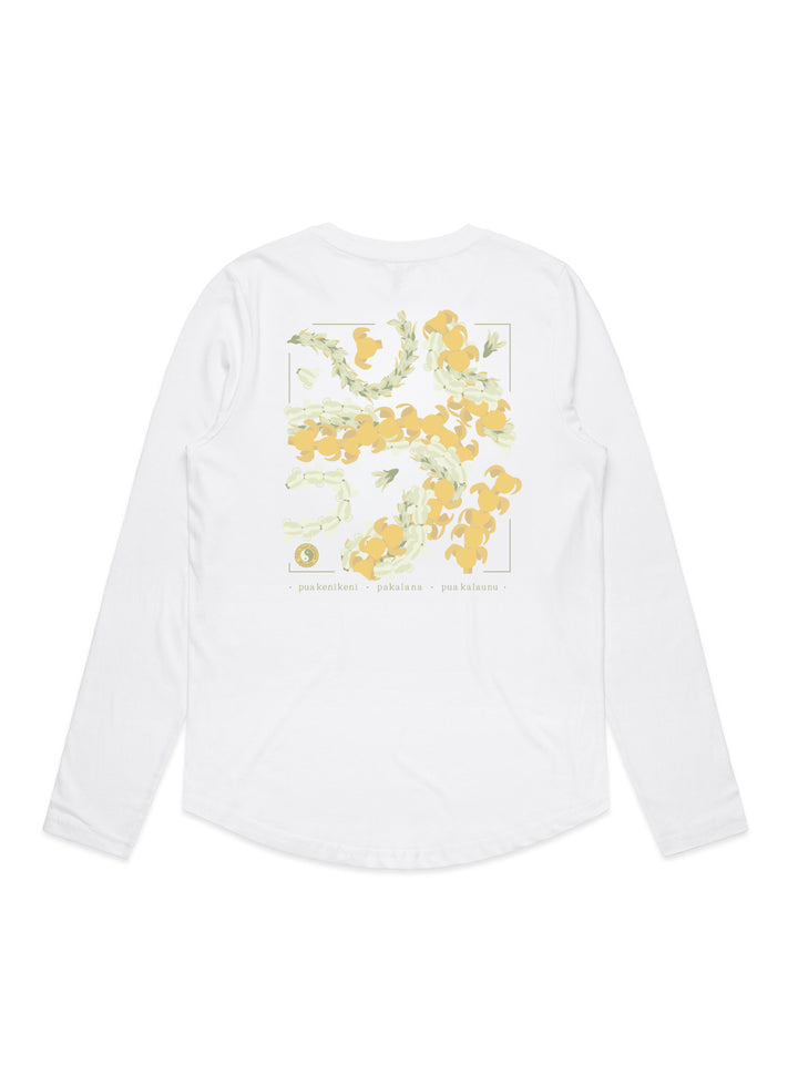 T&C Surf Designs Triple P Maple Curve Long Sleeve, White / XS