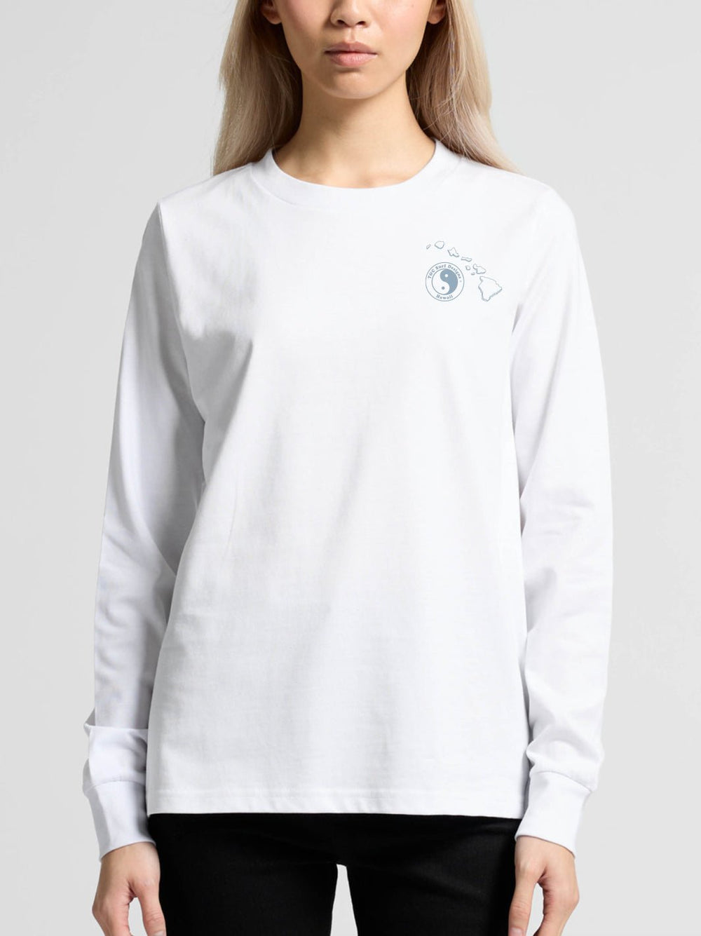 Hawaii Map Maple Long Sleeve - T&C Surf Designs