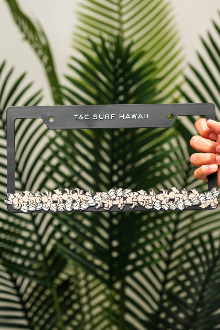 T&C Surf Designs Lei Twist License Plate,
