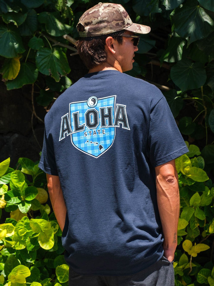 Aloha Palaka Shield Tee - T&C Surf Designs