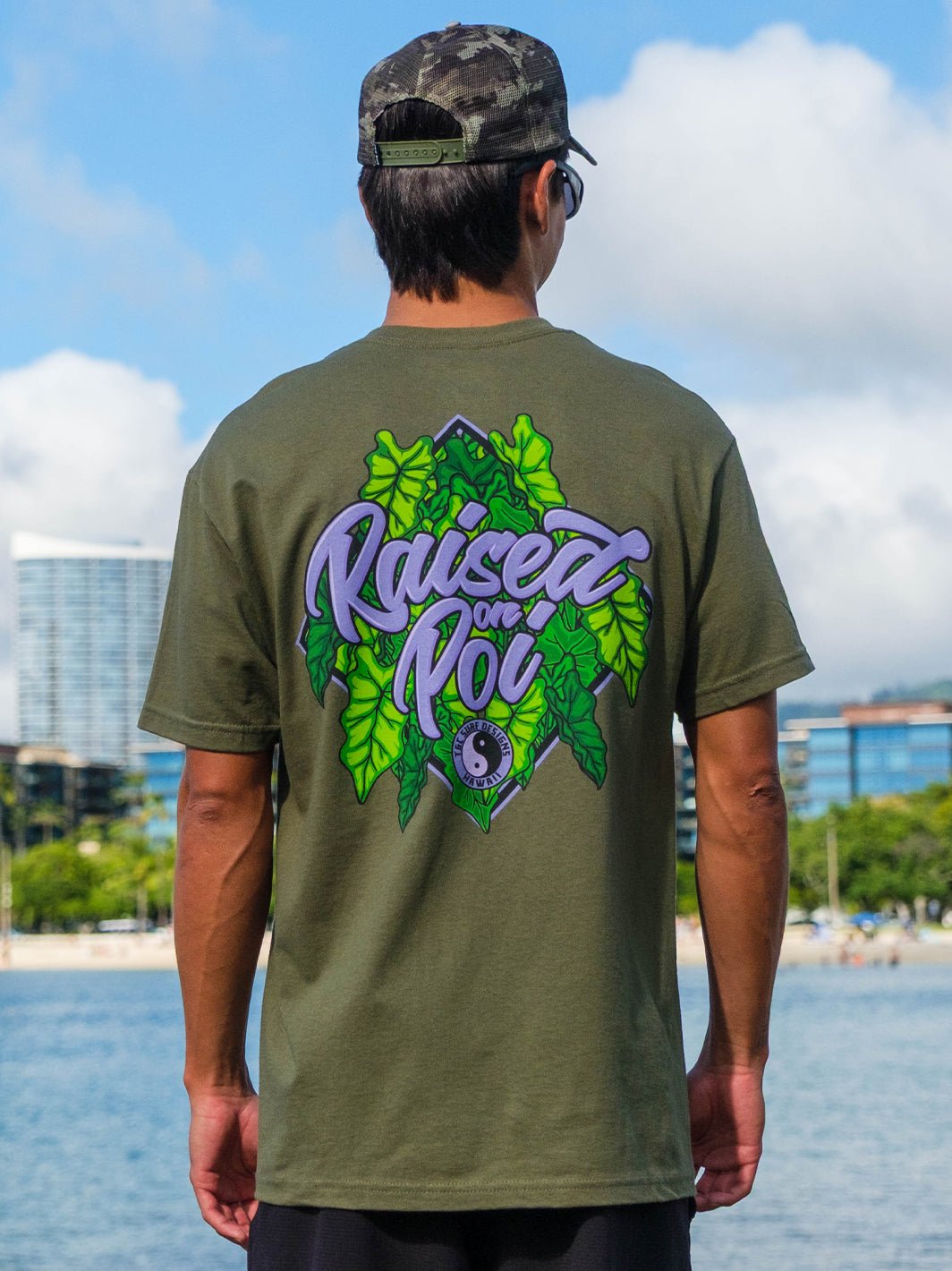 T&C Surf Designs Raised On Poi Tee,