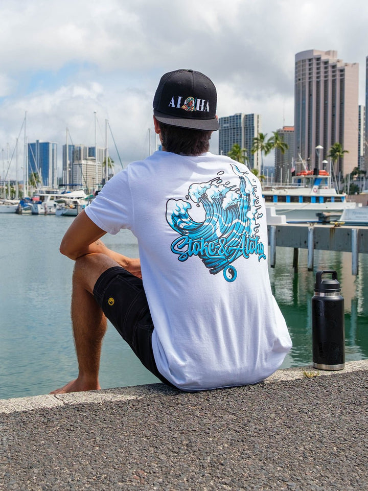 T&C Surf Designs Shaka Waves Jersey Tee,