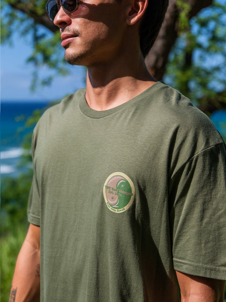 T&C Surf Designs Hawaii Hae Flowers Jersey Tee,