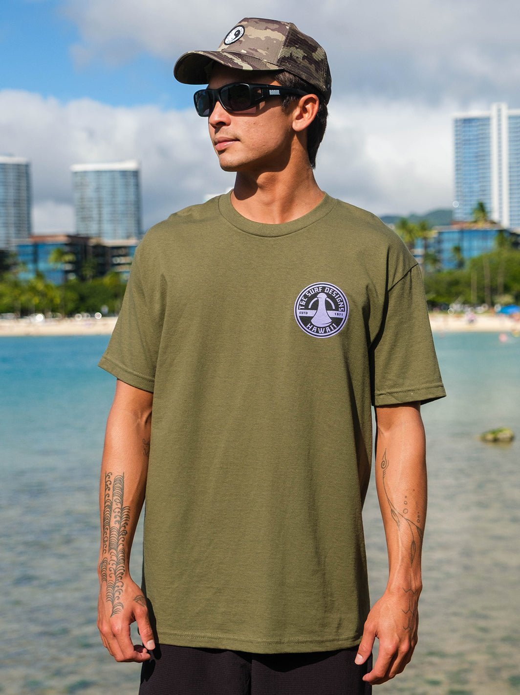 T&C Surf Designs Raised On Poi Tee,