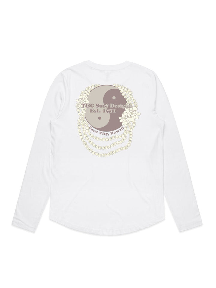 T&C Surf Designs Pikake Pearl Maple Curve Long Sleeve,