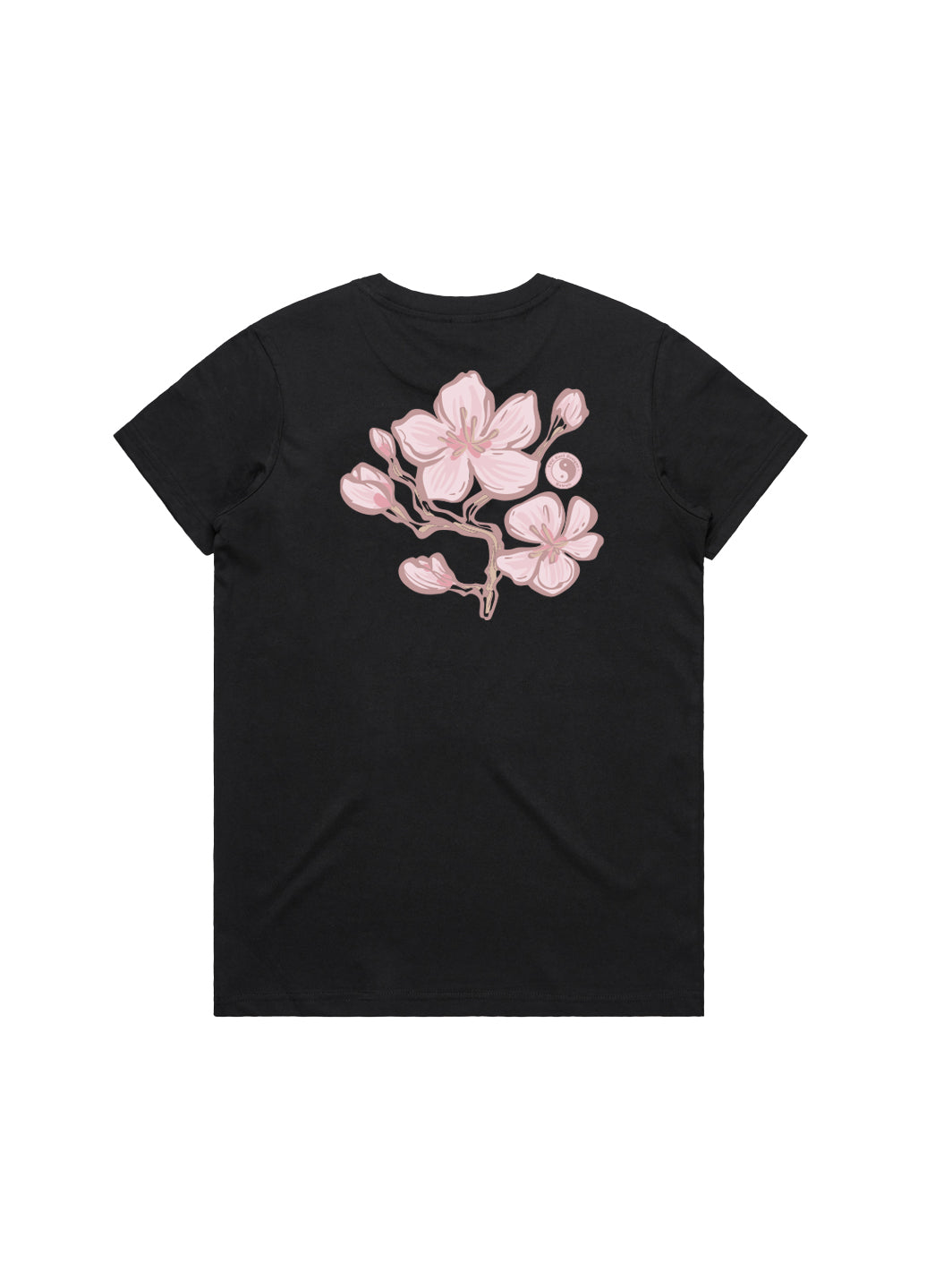 T&C Surf Designs Sakura Season Maple Tee, Black / XS