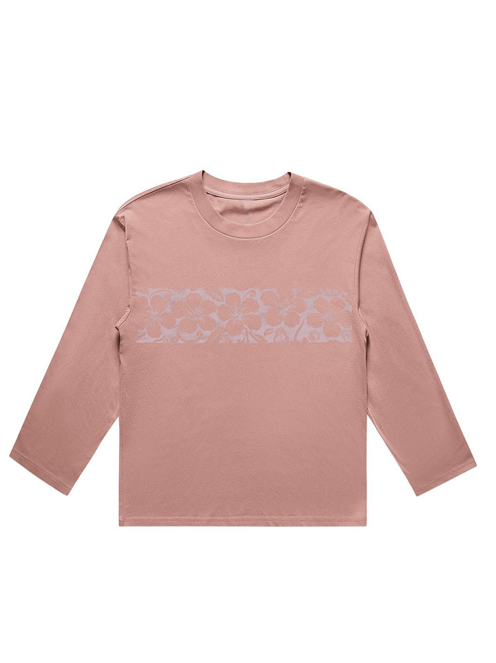 T&C Surf Designs Hibiscus Band Martina Long Sleeve,