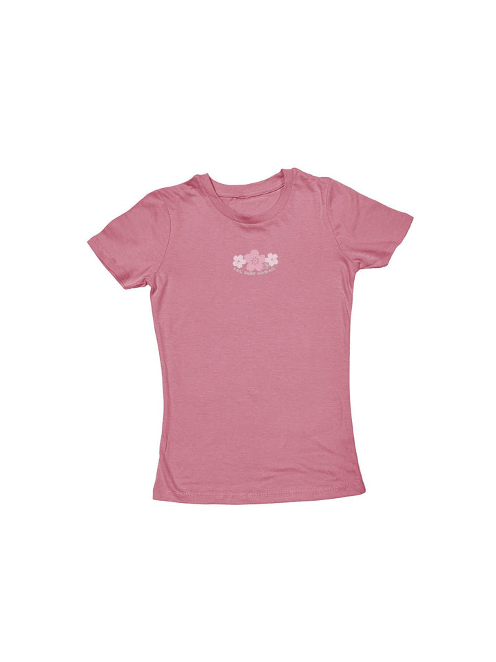 Girls Cute Sakura Sweetheart Tee - T&C Surf Designs