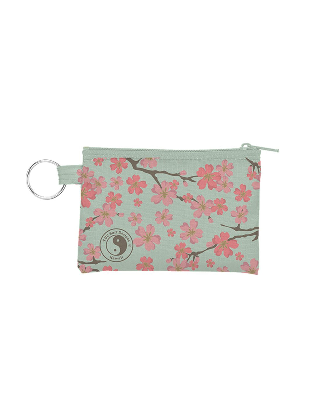 T&C Surf Designs Cherry Branch Penny Keychain Pouch,