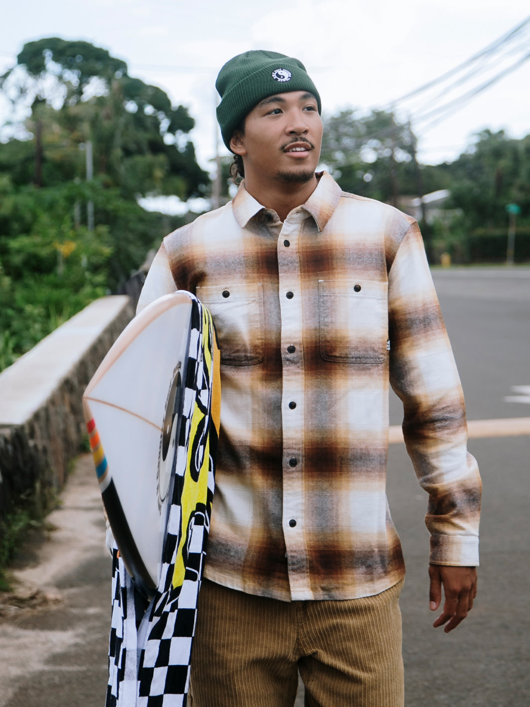 Europe Heavy Flannel Overshirt