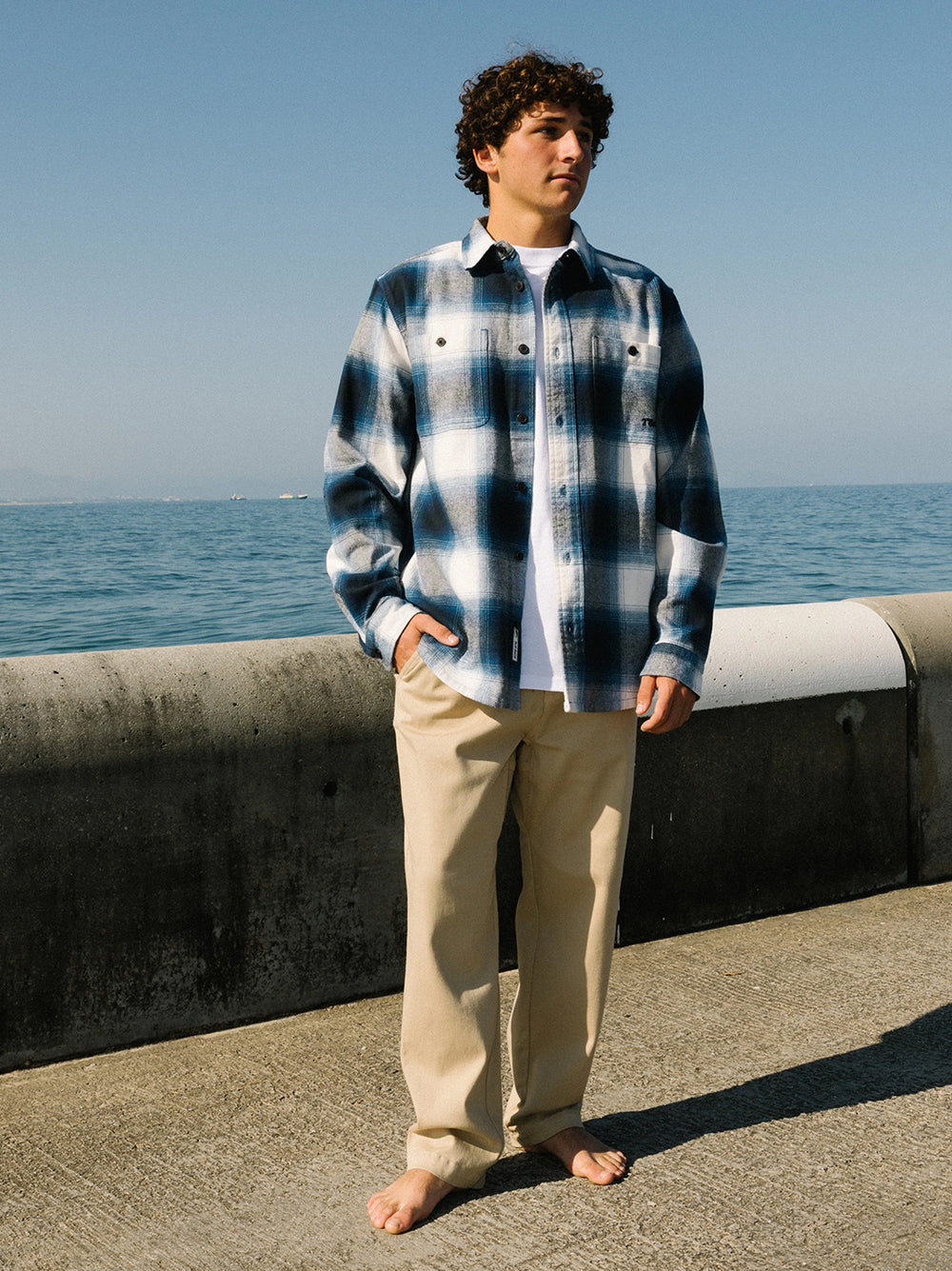 T&C Surf Designs Europe Heavy Flannel Overshirt,