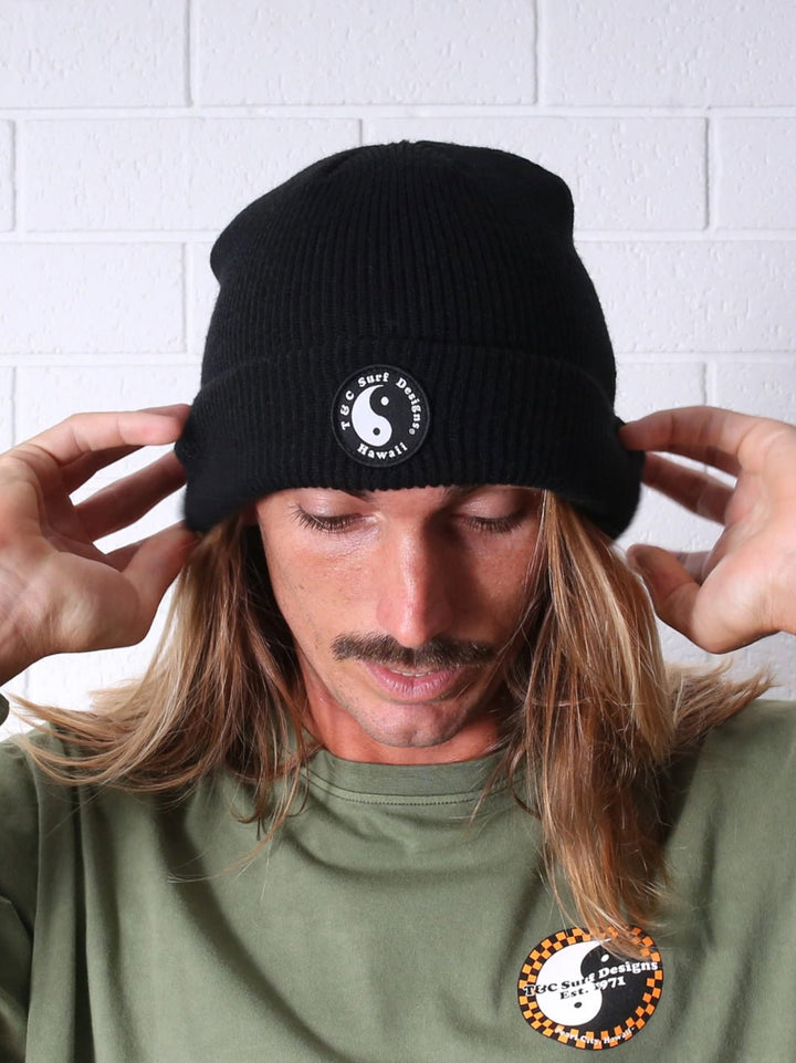 T&C Surf Designs Australia OG Beanie Black, Black