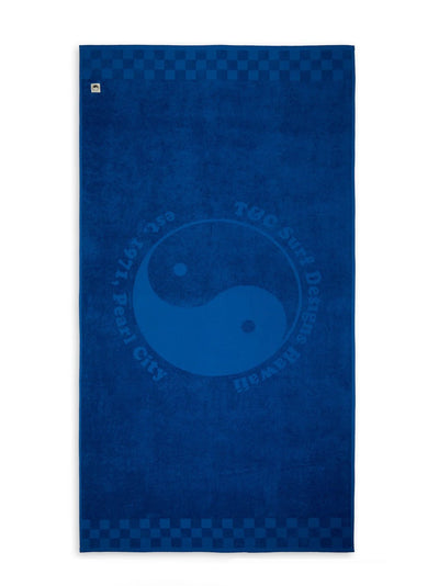 T&C Surf Designs Europe OG Jacquard Towel, Electric Blue