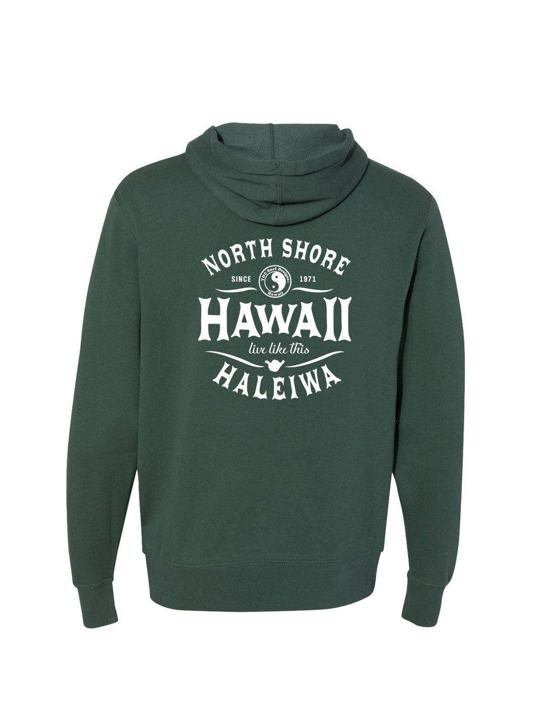 T&C Surf Designs T&C Surf North Shore Hawaii Pullover Hoodie, Alpine Green / S