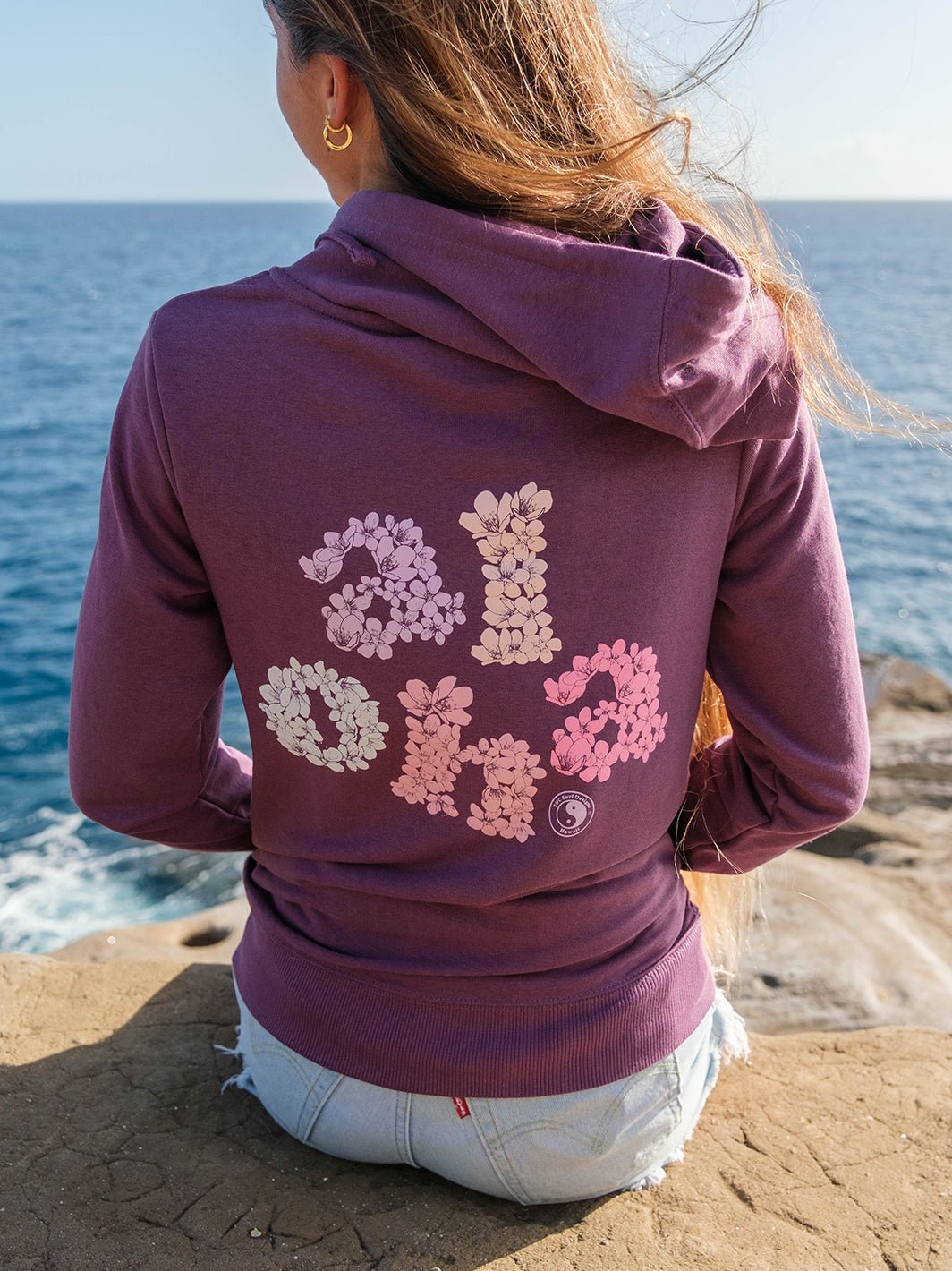 T&C Surf Designs Sakura Cluster Pullover Hoodie,