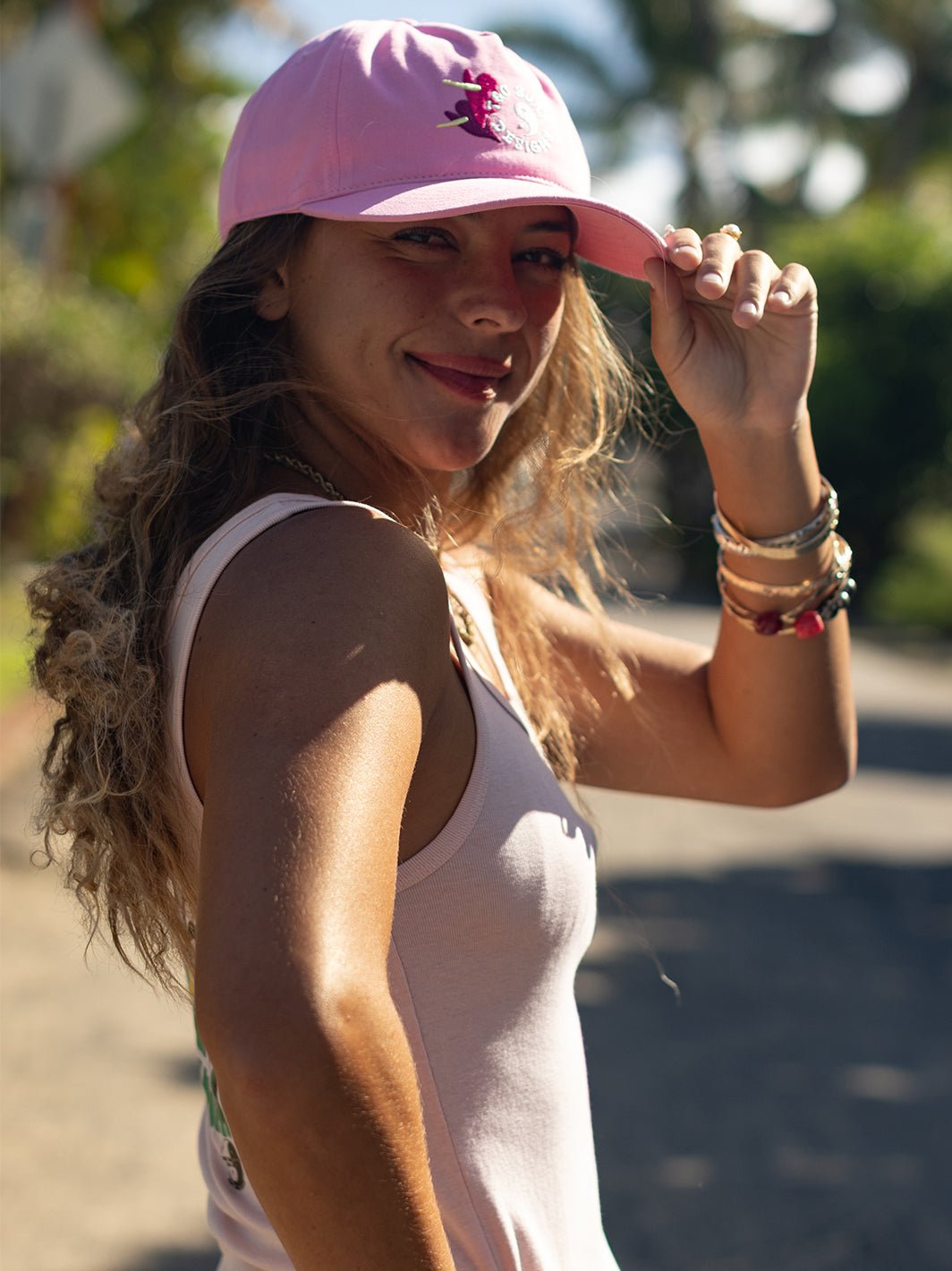 T&C Surf Designs Anthurium Heart Cap, Pink
