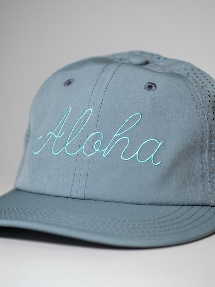 Cursive Aloha Cap