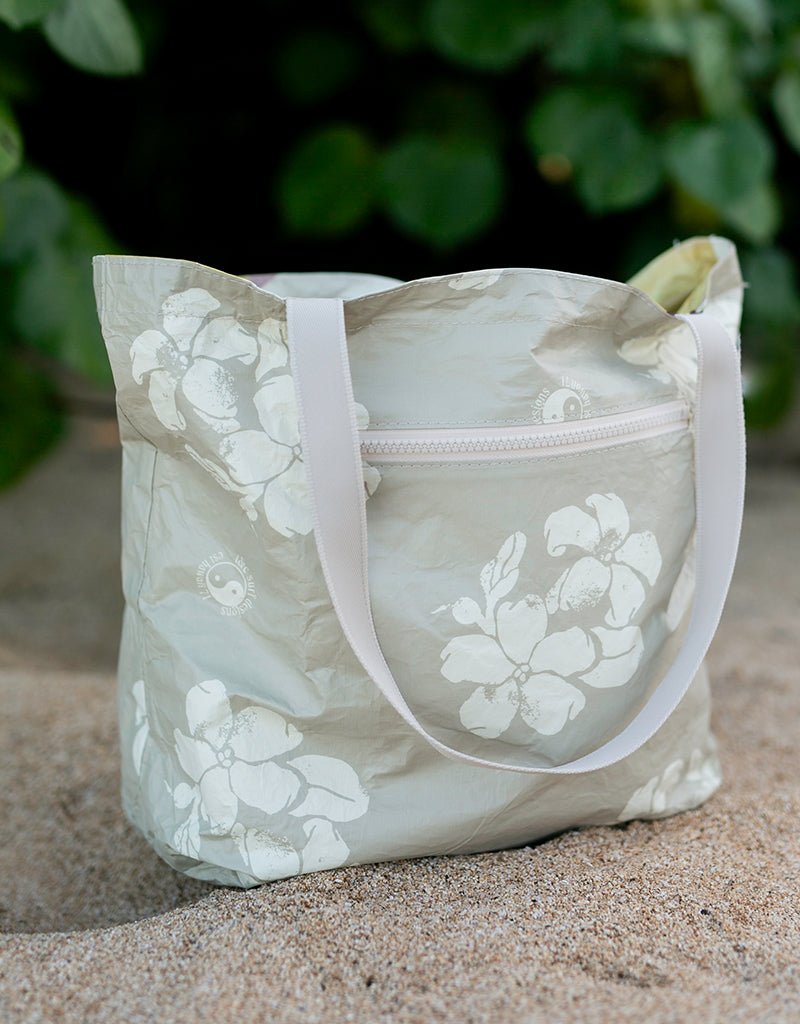 T&C Surf x Aloha Collection Watercolor Hau Reversible Tote - T&C Surf Designs