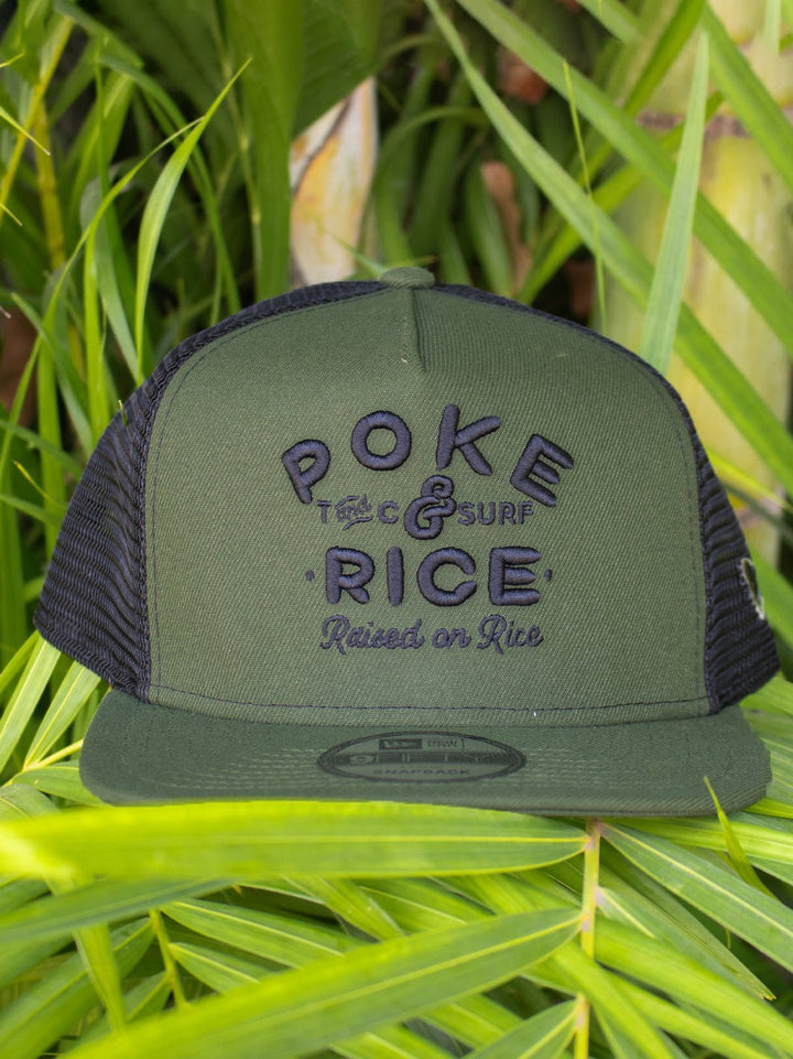 T&C Surf Designs Poke and Rice Cap, Rife Green