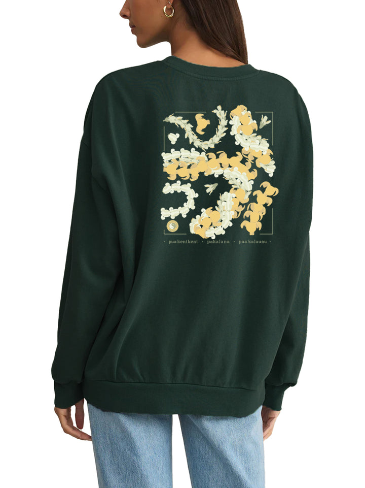 T&C Surf Designs Triple P Sunday Sweatshirt, Garland Green / XS