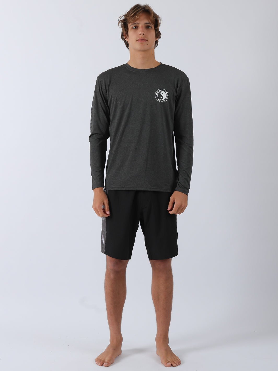 T&C Surf Designs Australia Checker Long Sleeve Surf Tee,